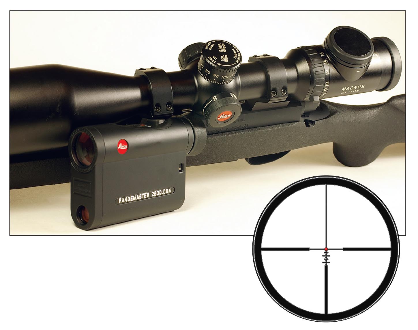 The Magnus 2.4-16x 56i scope and Rangemaster 2800.COM rangefinder were tested with an H-S Precision .300 Winchester Short Magnum rifle.